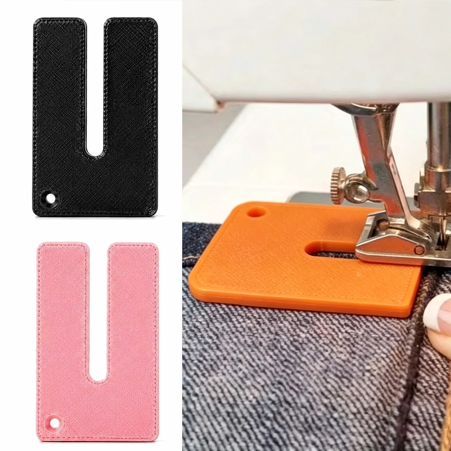 1/3Pcs Hump Jumper Sewing Seam Guide Tool Jeans Thin&Thick Fabric Sewing Leveler Presser Foot Helper Sewing Machine Presser Foot