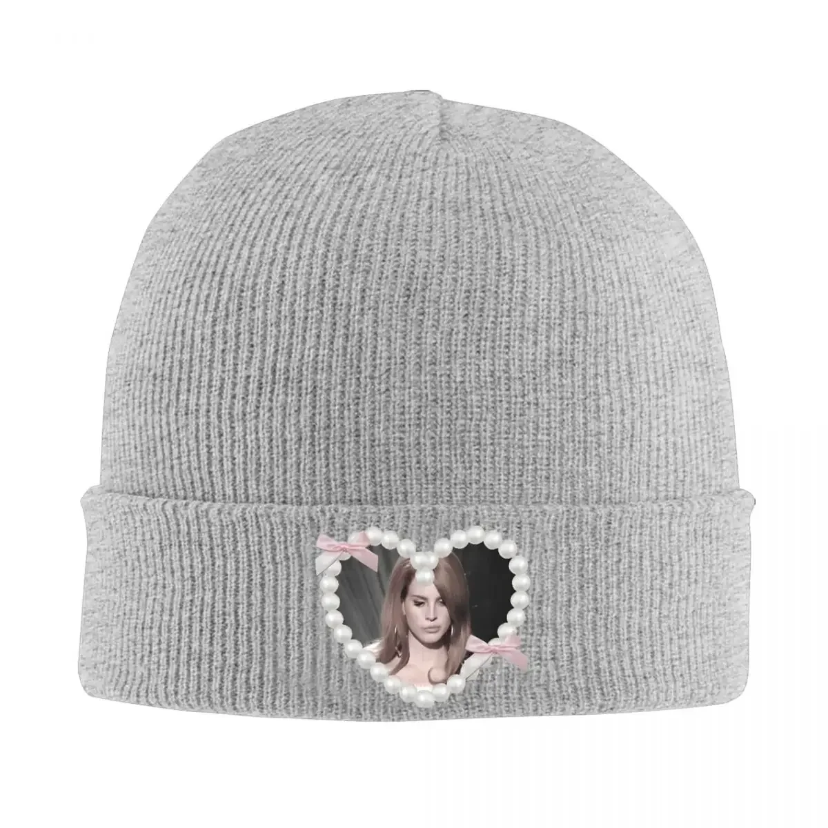 Lana Del Rey In A Heart Knitted Hat Beanie Winter Hat Warm Hip-hop Ultraviolence Hip Hop Music Album Caps Men Women Gifts