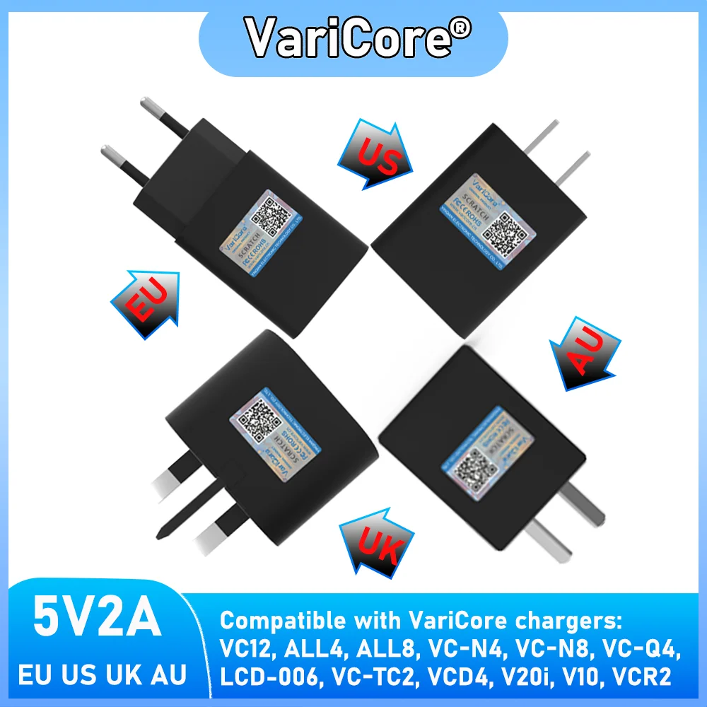 

VariCore 5V 2A Power adapter plug,10W Mobile Phone , fast charging, energy-saving, portable, compatible with all USB devices