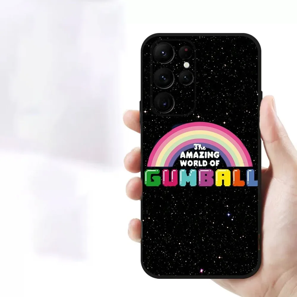 the World of G-Gumballys  Phone Case For Samsung S23,23,22,30,21,10,9,Note20 Ultra,Lite,Ultra,5G,Plus,FE,Black Soft Case