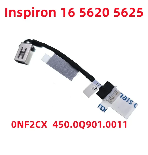 For Vostro Inspiron 16 5620 5625 New Genuine Laptop DC Power Jack 0NF2CX 450.0Q901.0011 0DG7FN Accessories