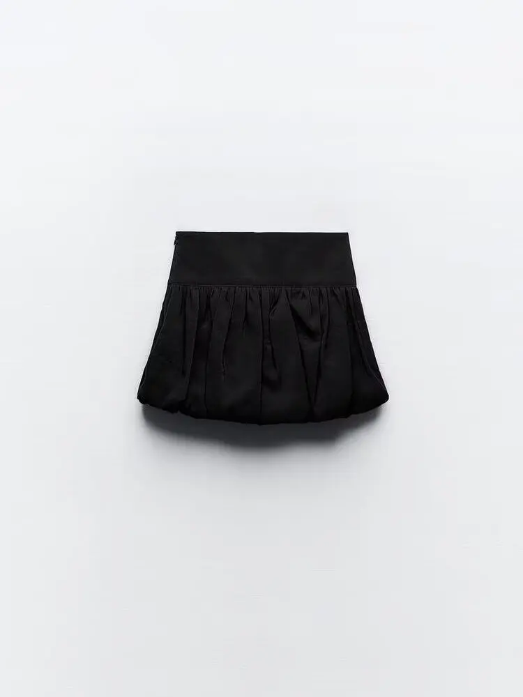 

Весна 2024: Модные универсальные женские шорты-бермуды и юбка-баллон с высокой талией А-силуэта из полиэстера