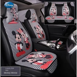 Disney car interior breathable cartoon cute Mickey and Minnie four-season universal seat cover car seat cover complete set.