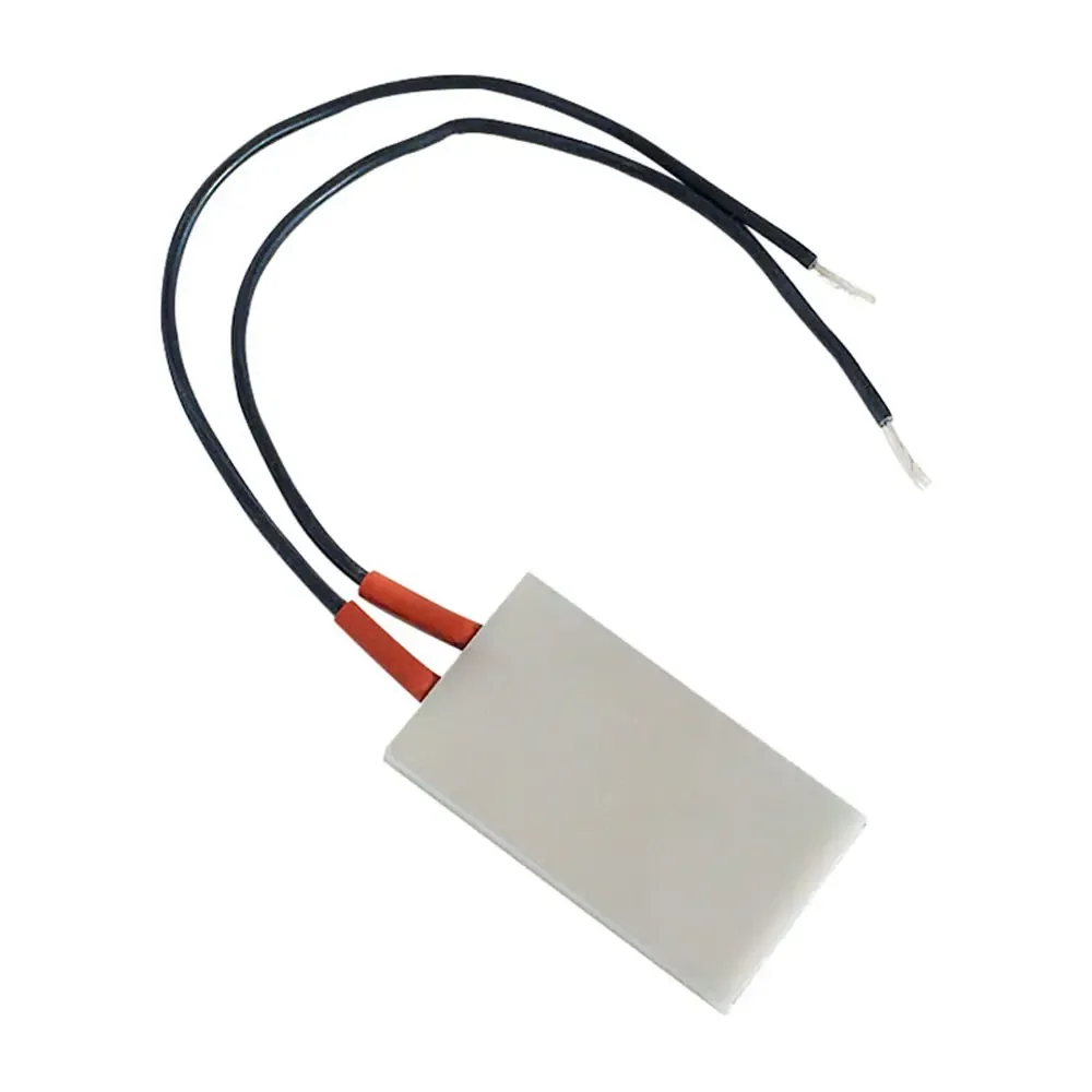 Imagem -02 - Termostato Constante do Elemento do Calefator do Ptc Sensor Elétrico do Aquecimento Incubadora Shell de Alumínio 12v 24v 110v 220v 50x28.5x5 mm