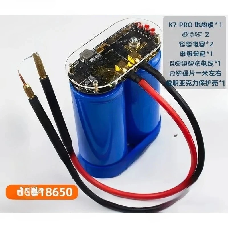 K7 Por Super Super-Capacitor Spot-Welder LCD Display Double Pulse Control Panel DIY Lithium Battery