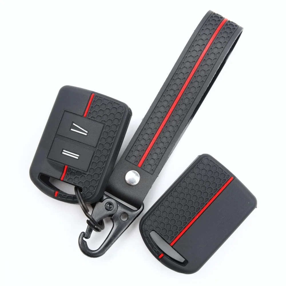 Protective Key Case For Opel Agila Corsa C Combo Meriva Tigra For Vauxhall Agila Corsa C Combo Meriva Tigra with wrist carabiner