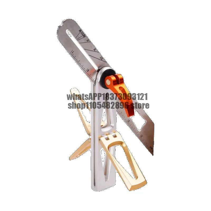 Multi-purpose gauge Angle scribing ruler Woodworking special high-precision woodworking movable angle ruler