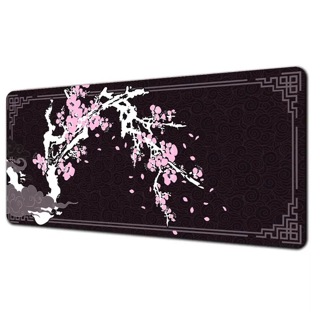 

Mouse pad with cherry blossom pattern design is a suitable anti-slip rubber for families Mouse Pad
