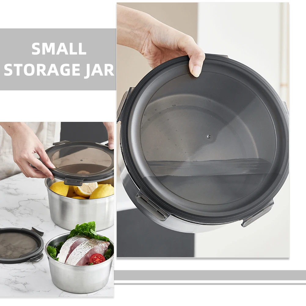 

3Pcs Stainless Steel Airtight Food Canister for Coffee Bean Tea Sugar Storage Containers Food Container Coffee Bean Container