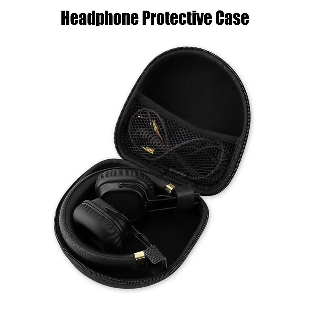 Headphone Hard Cover Protective Case Portable Anti-pressure Shock-proof Anti-falling Headset Storage Bag Earphones Accessories