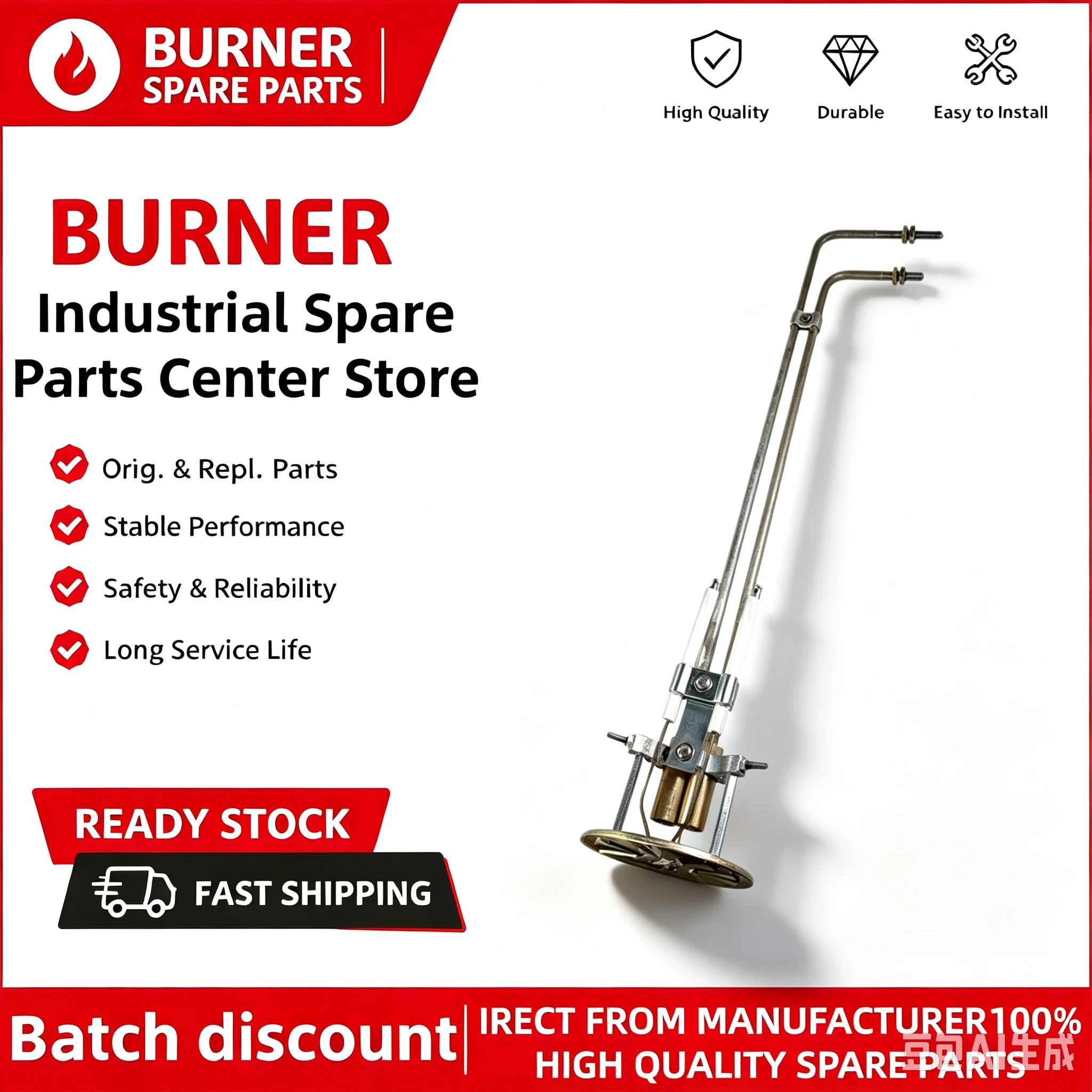 TBL130P TBL60P BT55 Oil Burner Burner Gun Combustion Head Inner Chamber Assembly