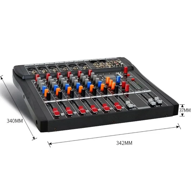 6 Channel Mixer Audio Sound Mixing Table Card Professional Pc Digital Consoles Interface Console Pro Equipment Dj Controller