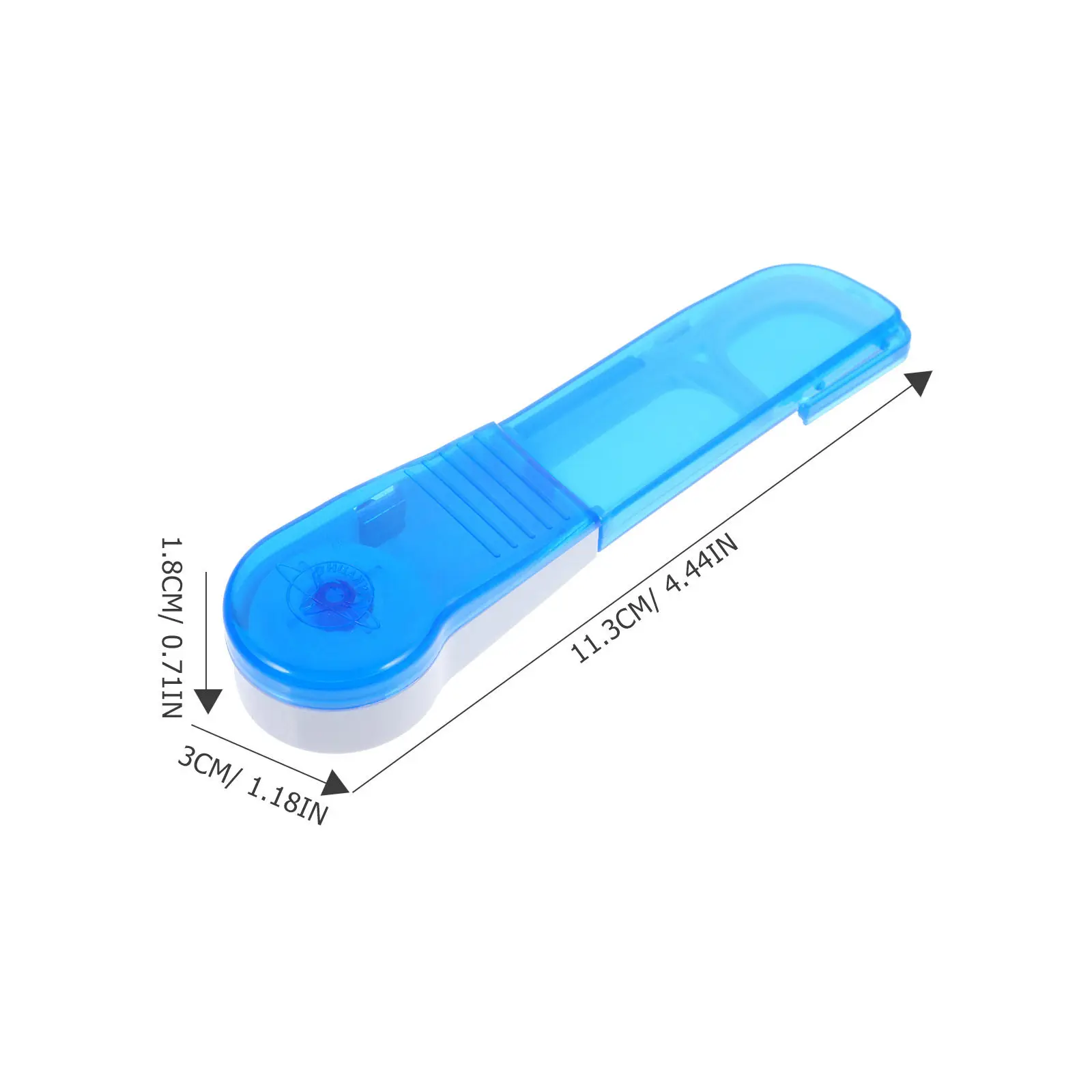 1Pcs Dental Floss Holder Reusable Flosser Handle with 30M Flat Wire Refillable Floss Pick for Tartar Removal Health Advanced