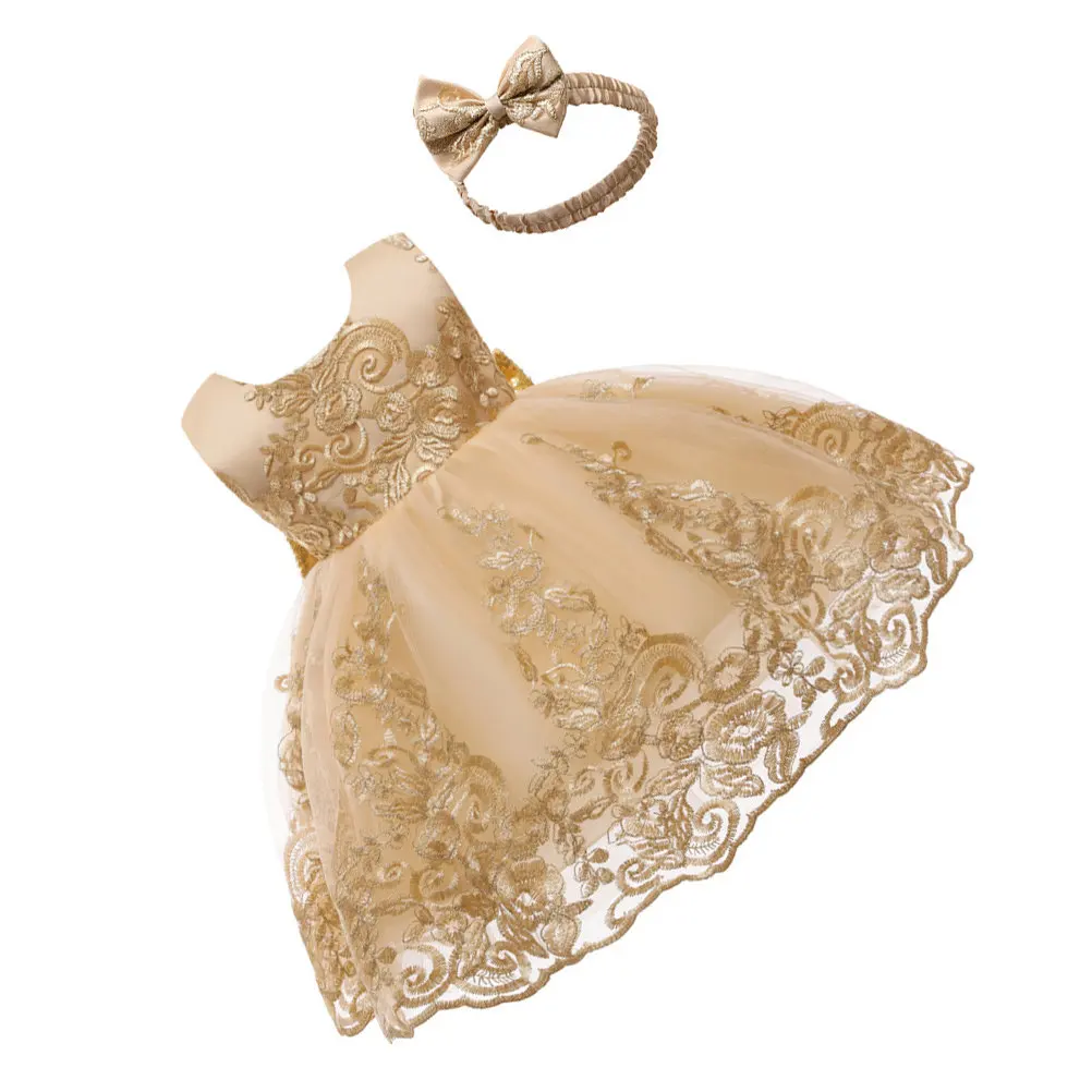 

1 шт. Детское платье из гладкого и прочного материала, праздничный подарок для детей, детская одежда