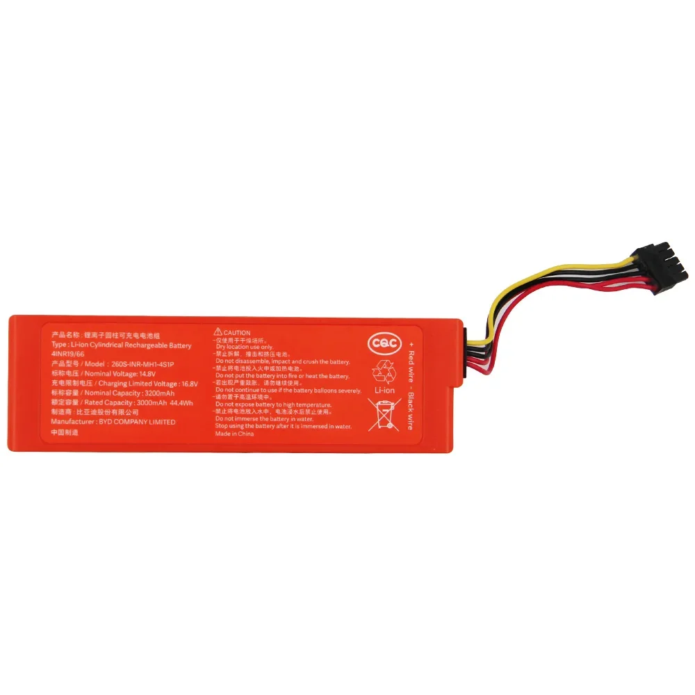 Battery 260S-INR-MH1-4S1P For XIAOMI MIJIA Sweeping And Dragging Robot 2 Mopping Robot Vacuum Cleaner Long Lifespan