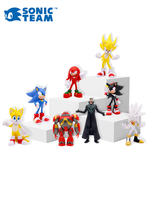 8 Hot Selling Sonics Film and Television PVC Character Toy Hedgehog Shadow Tail Figure Model Dolls Children Animal Toys