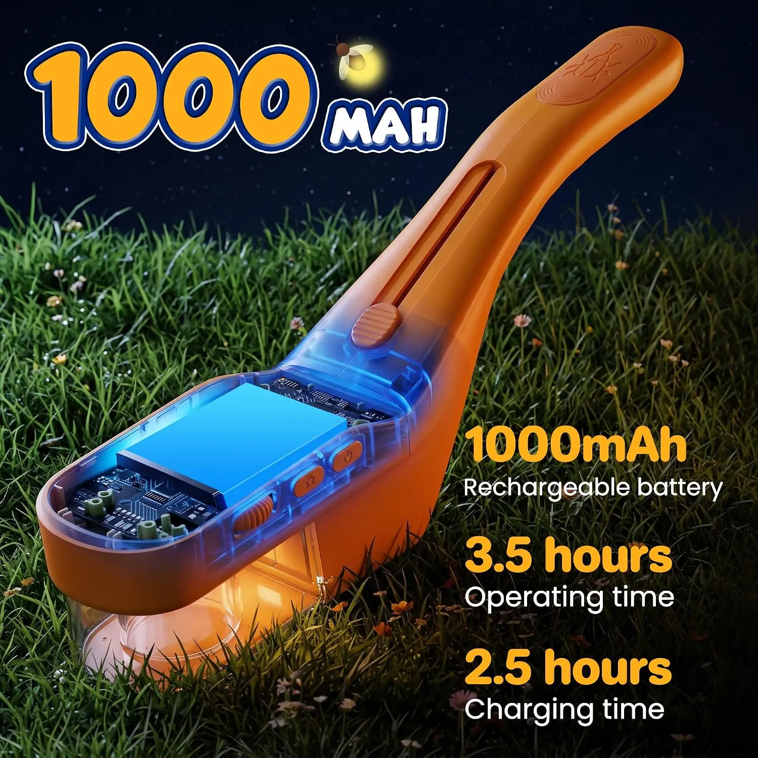 Microscope Digital Bug Catcher for Kids, Outdoor Camera STEM Toys Christmas Birthday Gifts for Kids 3+