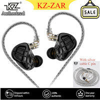 KZ ZAR Hybrid Driver In-ear Monitor 1DD+7BA Earphone HiFi 2Pin Wired Headphone Music DJ Headset Sport Game Earbud ZAX ZAS ZSX