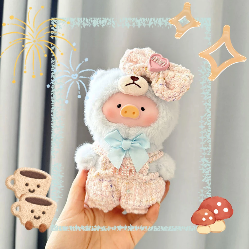 Lulu Pig Blind Box Series Kawaii Doll Clothing Accessories Pendants Canned Pig Dress Up Game Creative Handmade Knitted Retro Set