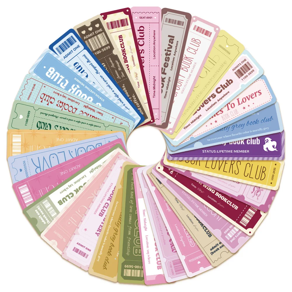 30PCS Book Lovers Card Reading Graduation Student Graffiti Stationery Page Bookmarks  Stationery Supplies