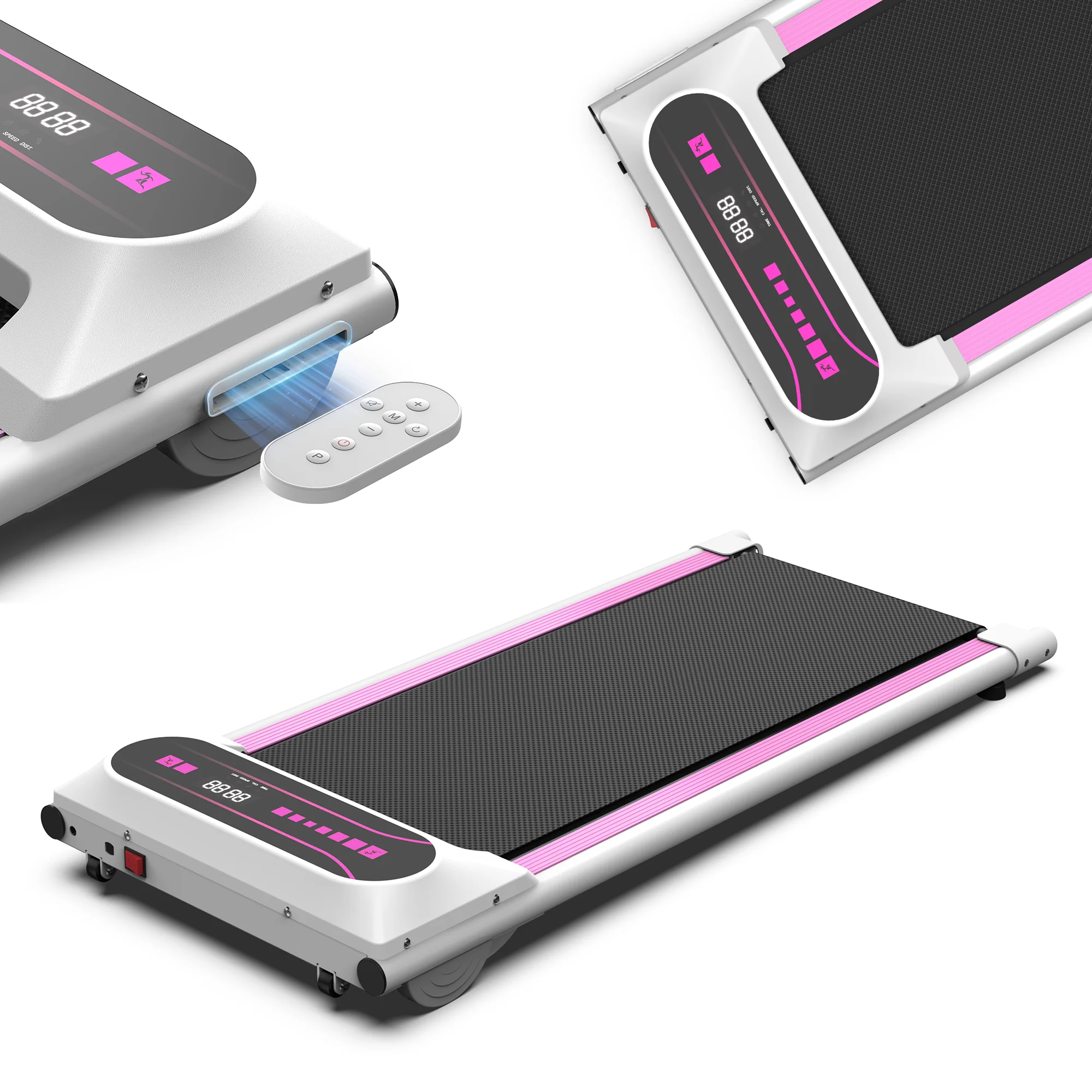 

Fast Delivery Walking Pad Treadmill Under Desk Treadmill - Home Office Adaptation With Quick Shipping