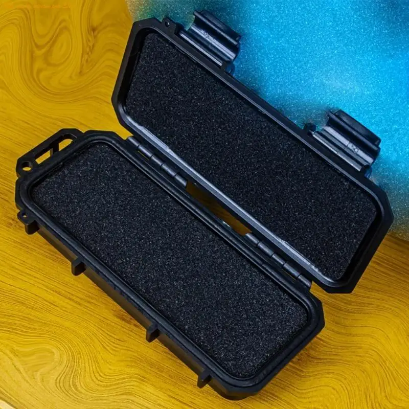 203F Caja herramientas pequeñas impermeables y impermeables con forro espuma para engranajes Gadgets Viaje en