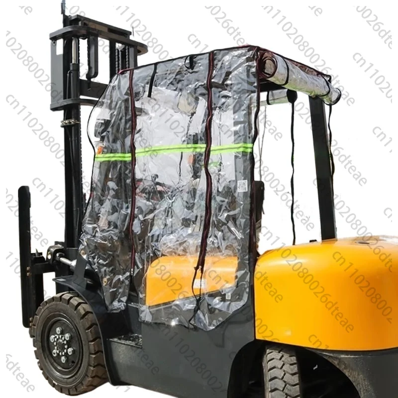 

Дождевик для вилочного погрузчика, автомобильный чехол, утолщенная дождевик, ветрозащитный экран, солнцезащитный козырек