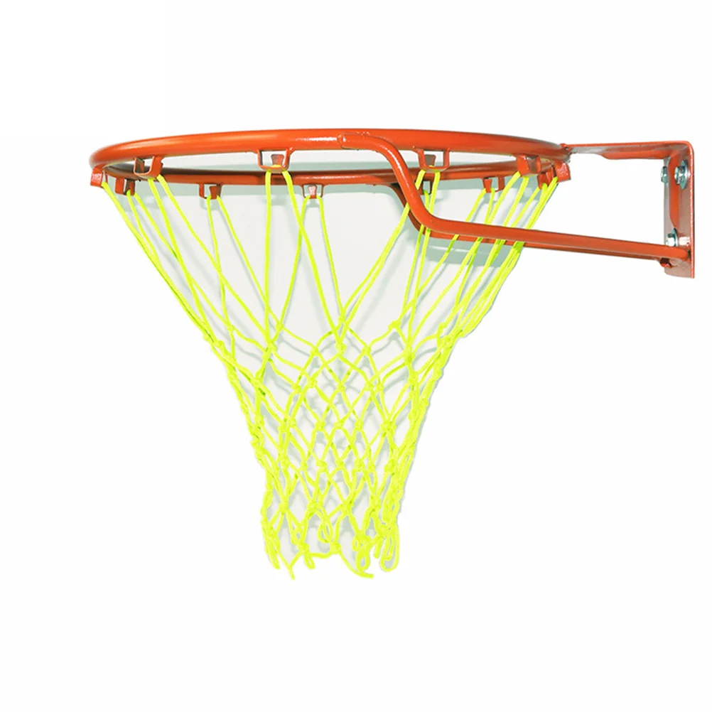 Luminous Basketball Net Portable Nylon Mesh Outdoor Sports Supply Strong Load Bearing Capacity Waterproof Practical Gift