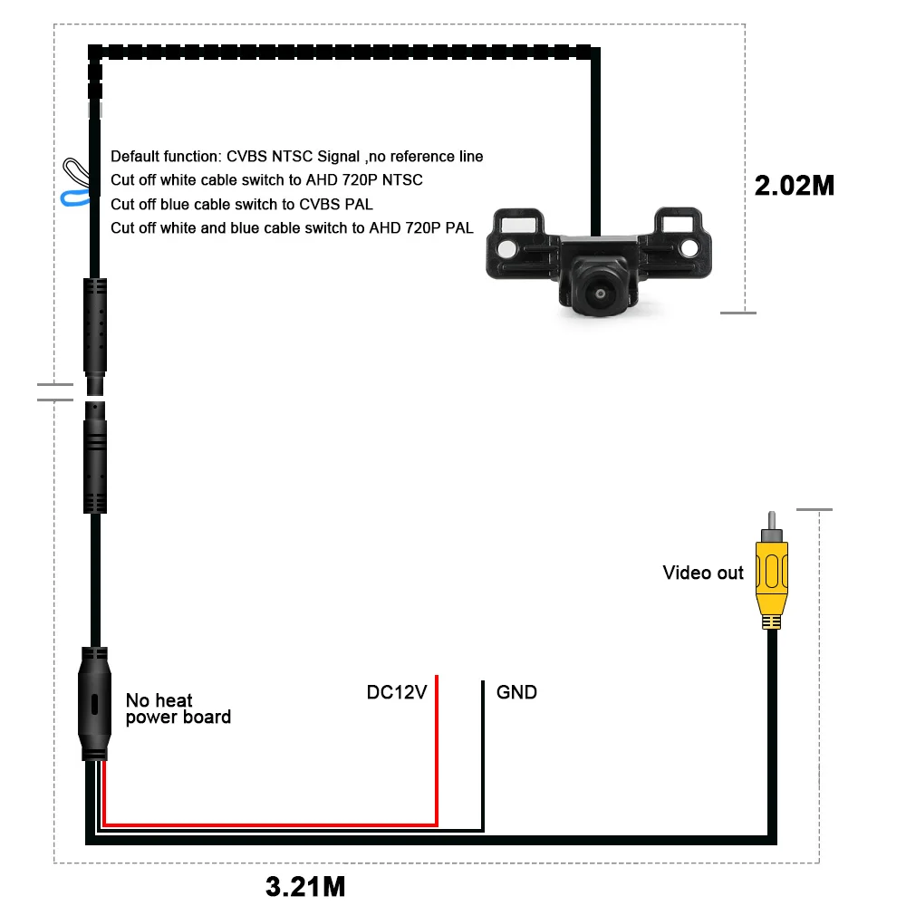 Carsanbo AHD 150° Car Front View Camera for Mazda 2021/2022 Mazda 3 Axela Night Vision Vehicle Front Camera Fisheye Waterproof - Image 5