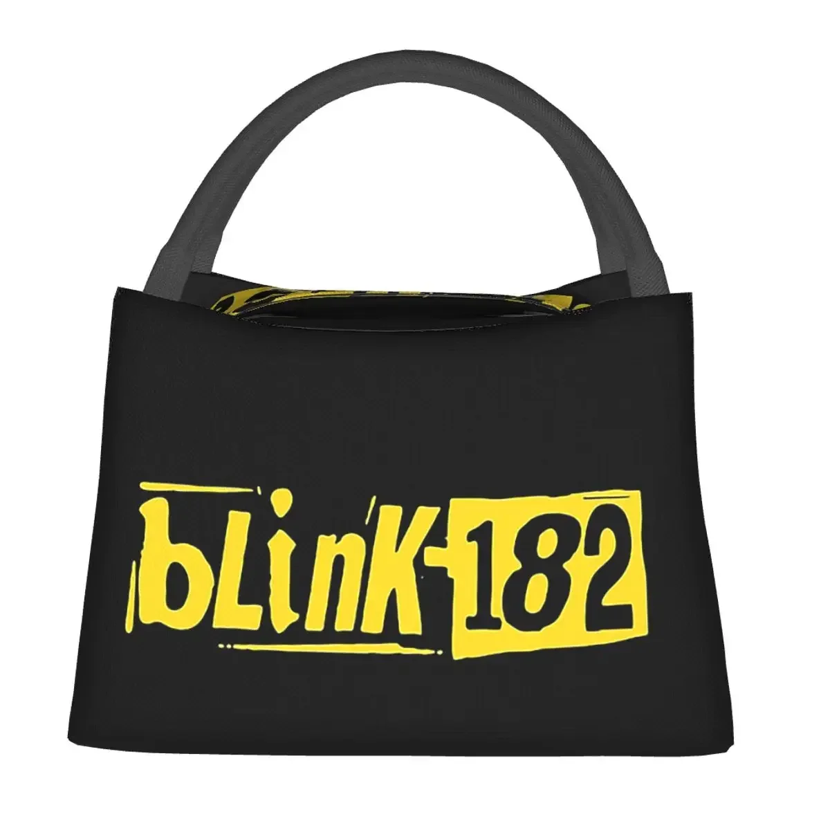 Blink 182 Punk Smile Lunch Bags Insulated Bento Box Portable Lunch Tote Picnic Bags Cooler Thermal Bag for Woman Student School