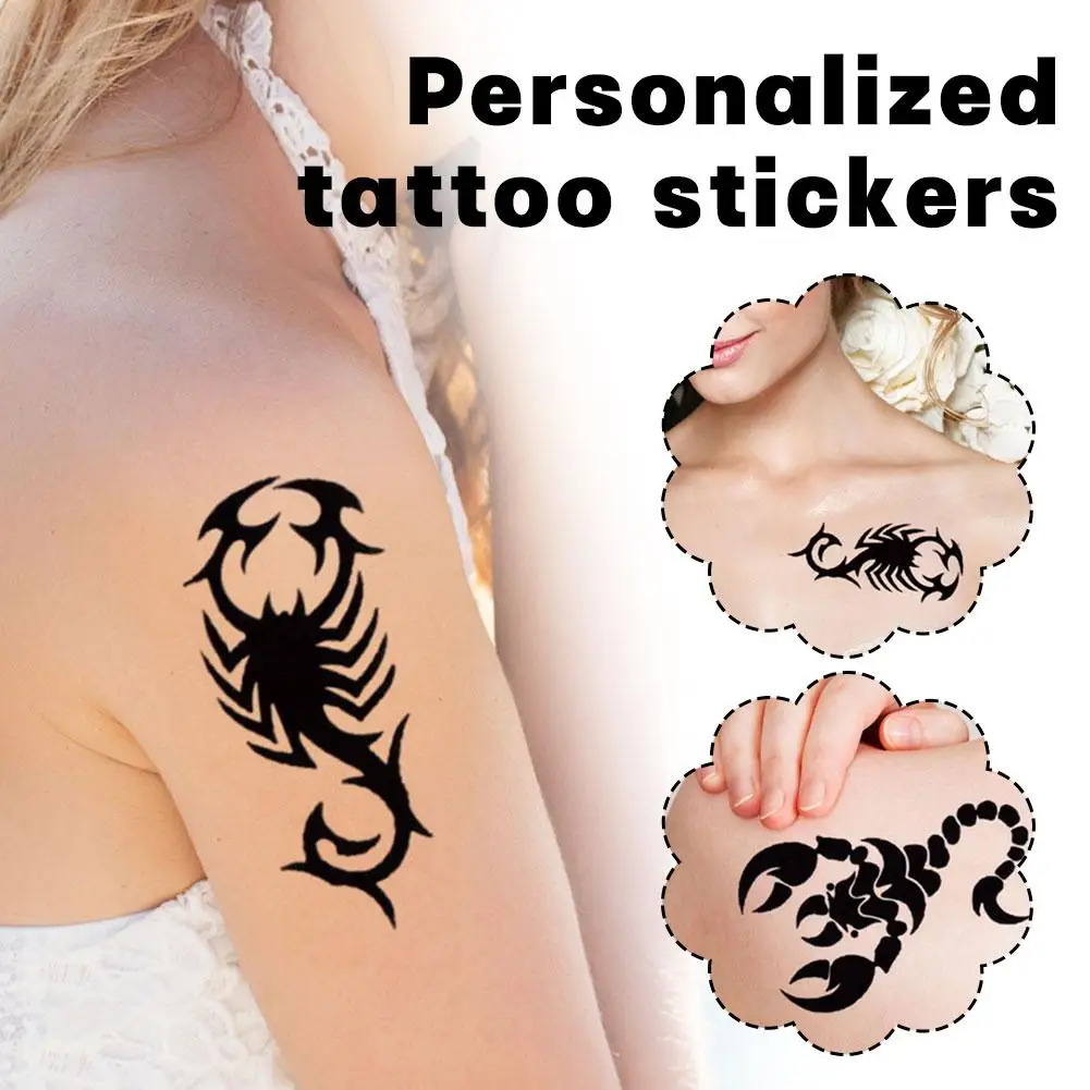 

Scorpion Graphics Temporary Tattoos Jesus Zeus Skull Tatoos Bulk Waterproof Realistic Fake Tattoo Stickers Long Lasting