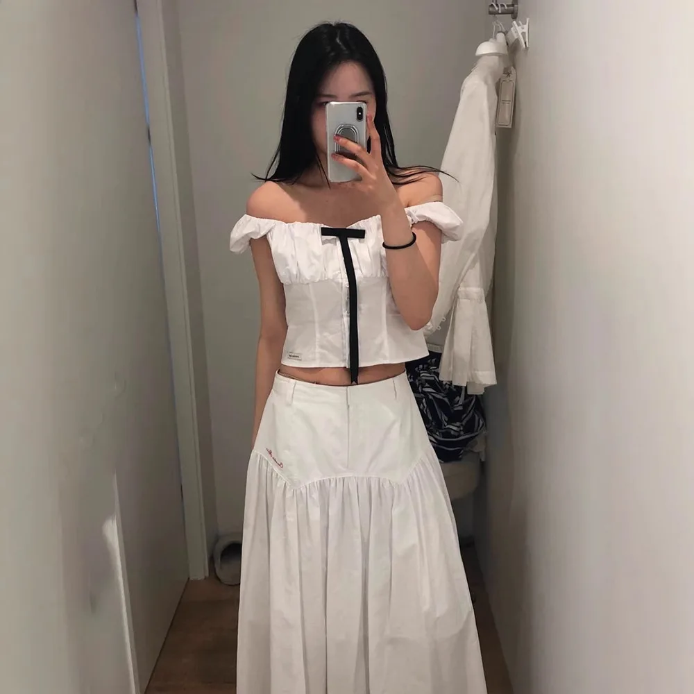 

Съемный бант с манжетами Bubble Sve Cotton irt Женская облегающая длина летняя Thiened Plaid irt Sle