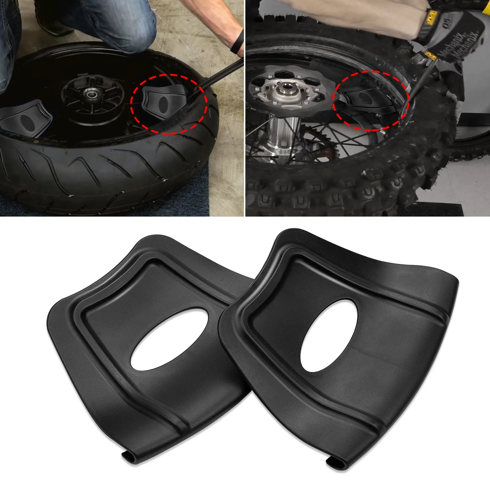 

Motorcycle Rim Protector Shield Tire Changer Universal Rim Protectors Tire Changing For ATV Four-wheel Motorcycles Accessories