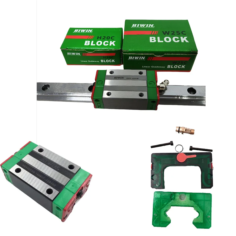 Hiwin Linear Guide HGH15CA HGH20CA HGH20HA HGH25CA HGH25HA HGH30CA Linear Guide Blocks Cnc Linear Guide Rail Ways