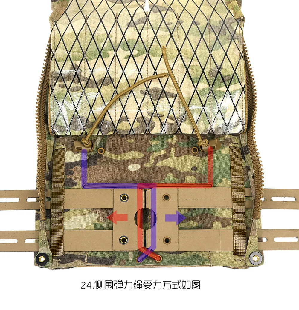 Neue M/L Modulare S-S-Style Taktische Plattenträgerweste Leichte Verstellbare Paintball-Trainings- und Jagdweste – Detail 30