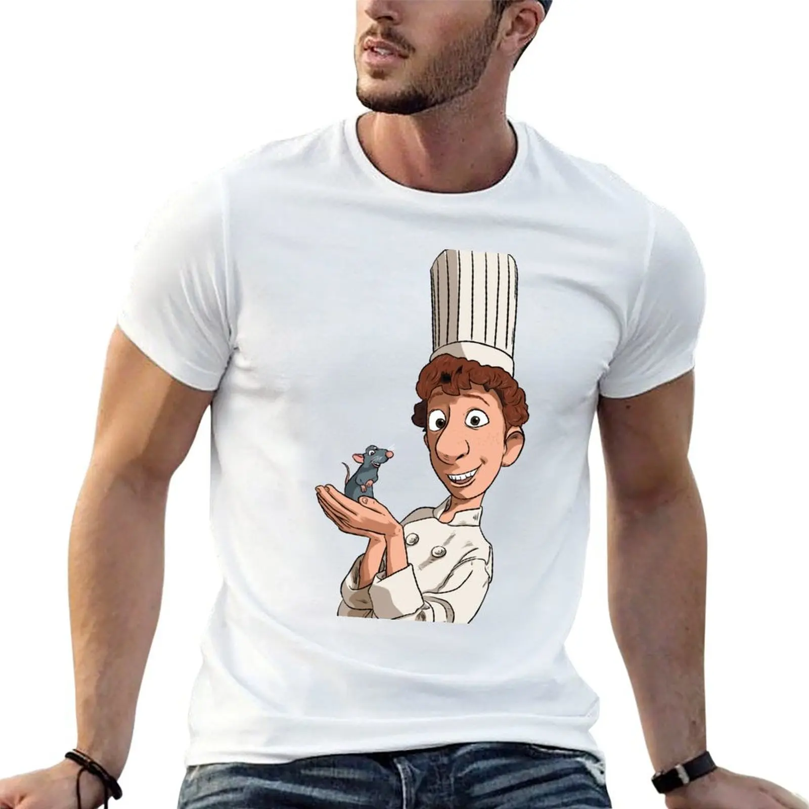 

Ratatouille - Remy and Linguini T-Shirt man t shirt luxury man t shirts cotton T-Shirt