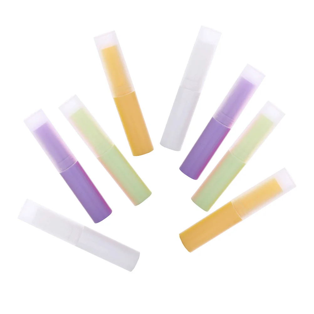 Tubes de baume à lèvres vides en plastique, 16 pièces, conteneurs de rouge à lèvres durables, couleurs assorties pour brillant à lèvres fait maison, Tube de rouge à lèvres