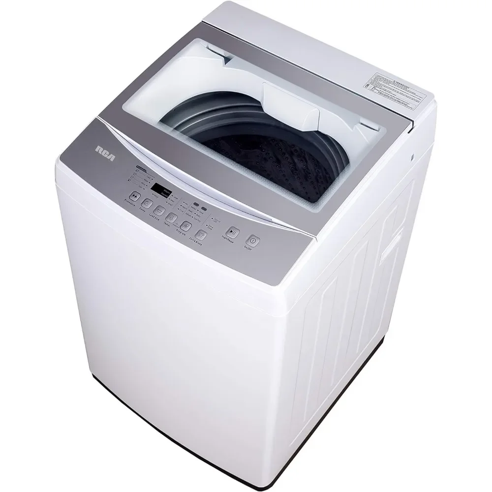 RPW210-C Lavatrice portatile-Pannello display digitale LED-5 cicli-Design di caricamento dall'alto-Lavatrice a basso rumore, 2,1 piedi cubi, Bianco