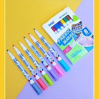 8/16/30 Color Painted Fabric Pens Bright in Color and Not Easy To Fade for DIY Shoes Clothing Canvas Bags Painting Graffiti