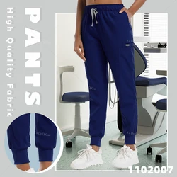 Pantalones médicos de alta calidad para hombre y mujer, pantalón de trabajo para clínica Dental y Hospital, uniformes de médico y enfermera, pantalones de laboratorio