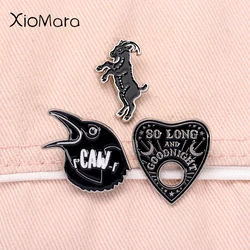 So Long and Goodnight Ouija Board Enamel Pins Pop Music My Chemical Romance Metal Brooches Lapel Badge Jewelry Gifts For Friends