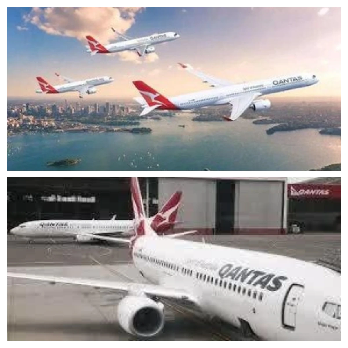 

Scale 737 B737 47cm Australia Qantas Airlines Plane Model Resin Diecast Airplane Display Gifts Collection Aircraft Model Collect