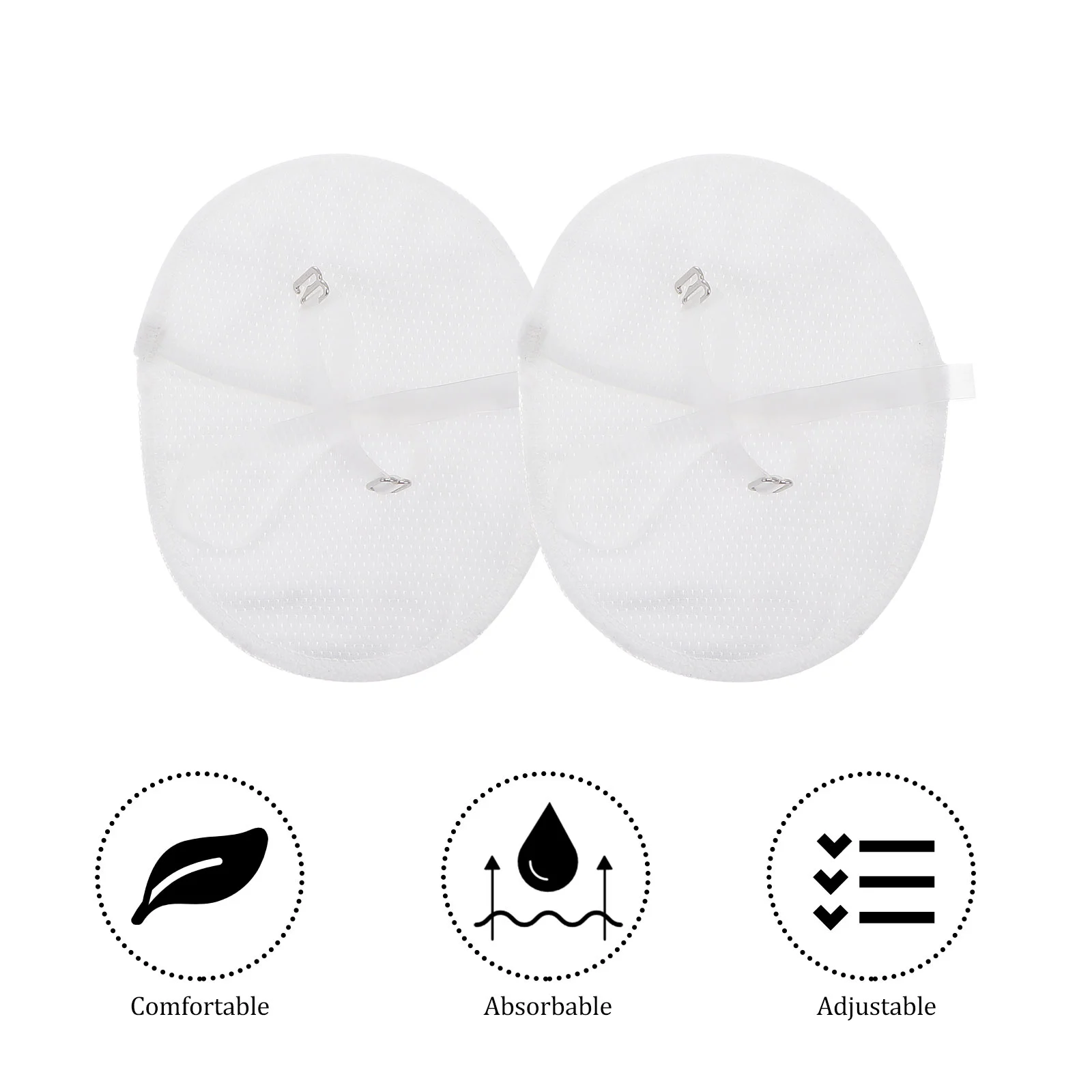 Underarm Sweat Pads Cotton Reusable Perspiration Armpit Absorbent Washable Tank Top