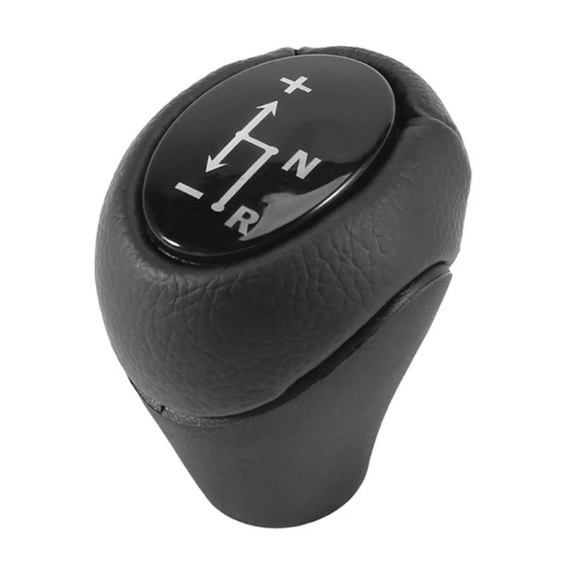 3Pcs Gear Shift Knob Black For Smart Fortwo 450 451 1998-2014 Smart Roadster 452 2003-2006