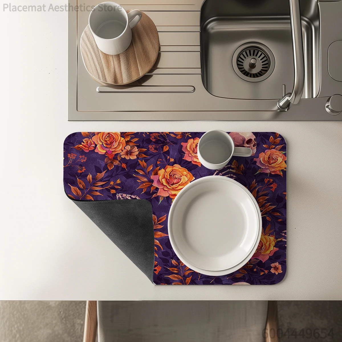 Tapete de secado para tazas de - Bar Mat Rubber reseña y precio
