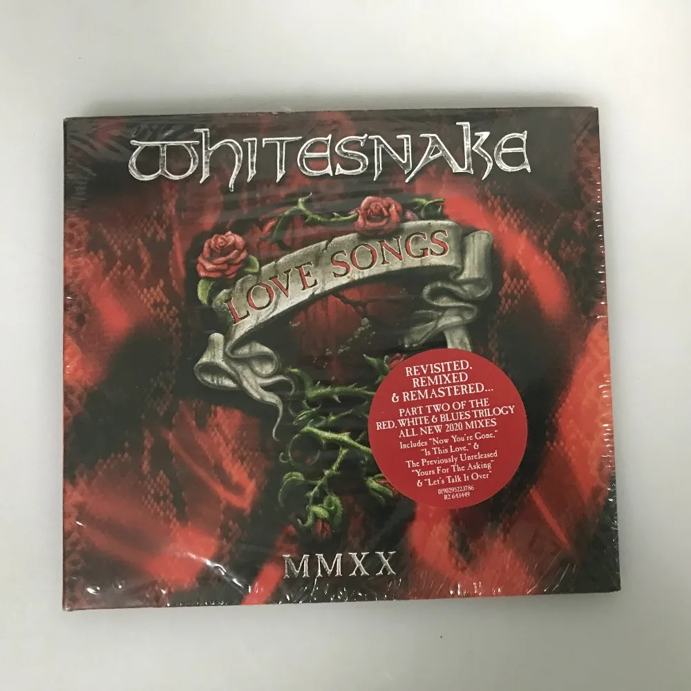 CD 'Love Songs MMXX' British Hard Rock Band Whitesnake Compilation 2020 Remixed Remastered Compilation Trilogy Second Chapter