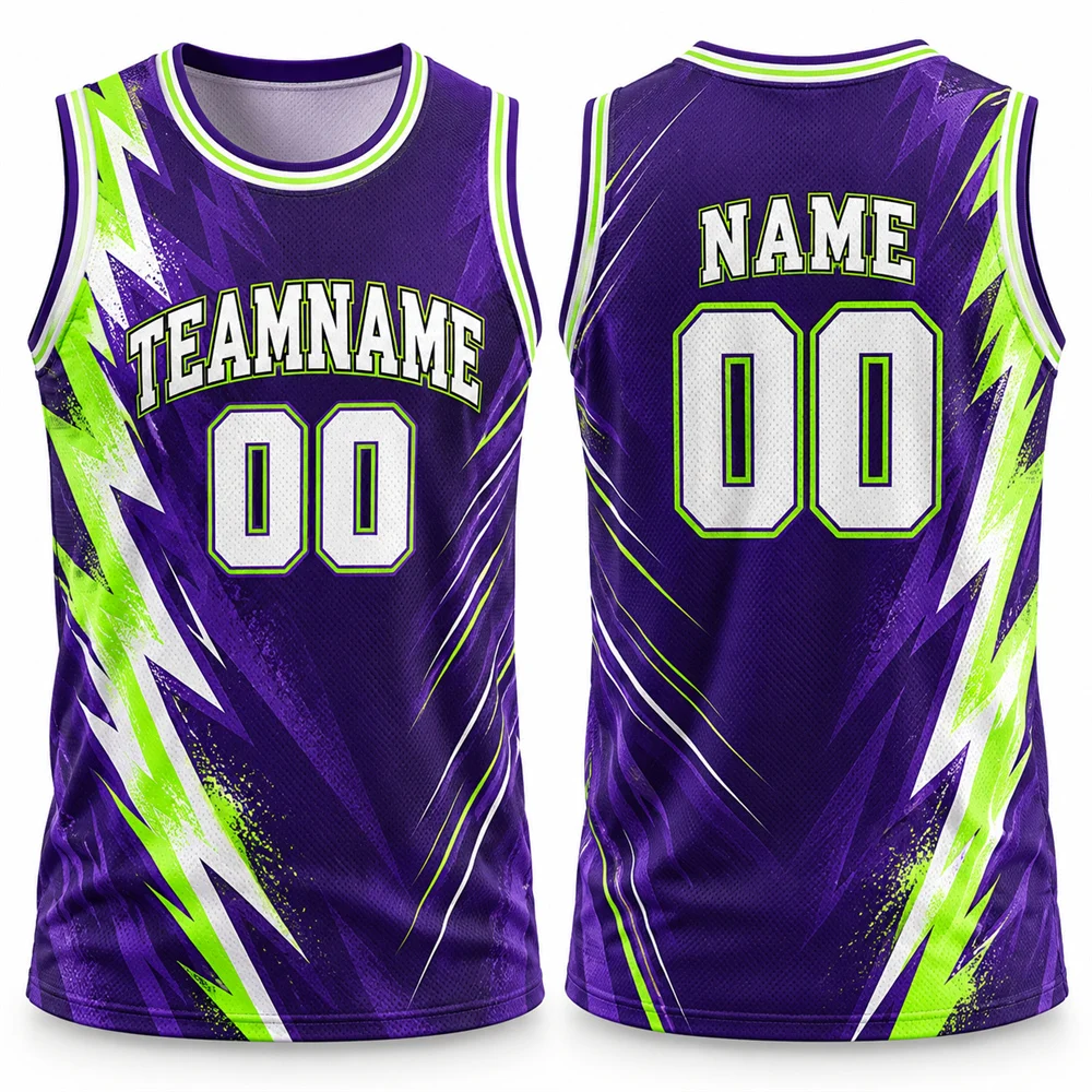 Geometric Striped Basketball Jersey Custom Name Number Quick Dry Sleeveless Vest for Men 3D Print Abstract Streetwear Fashion