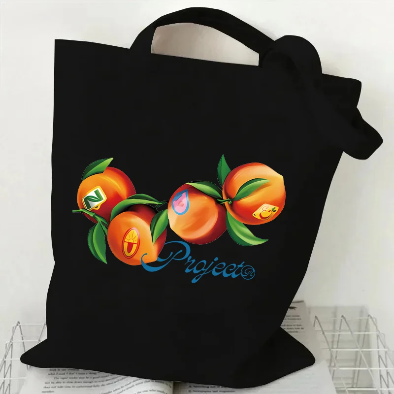 

New Trendy Girl Autumn and Winter Canvas Bag Women's Shoulder Ins College Style Cloth Bag Canvas Handbag