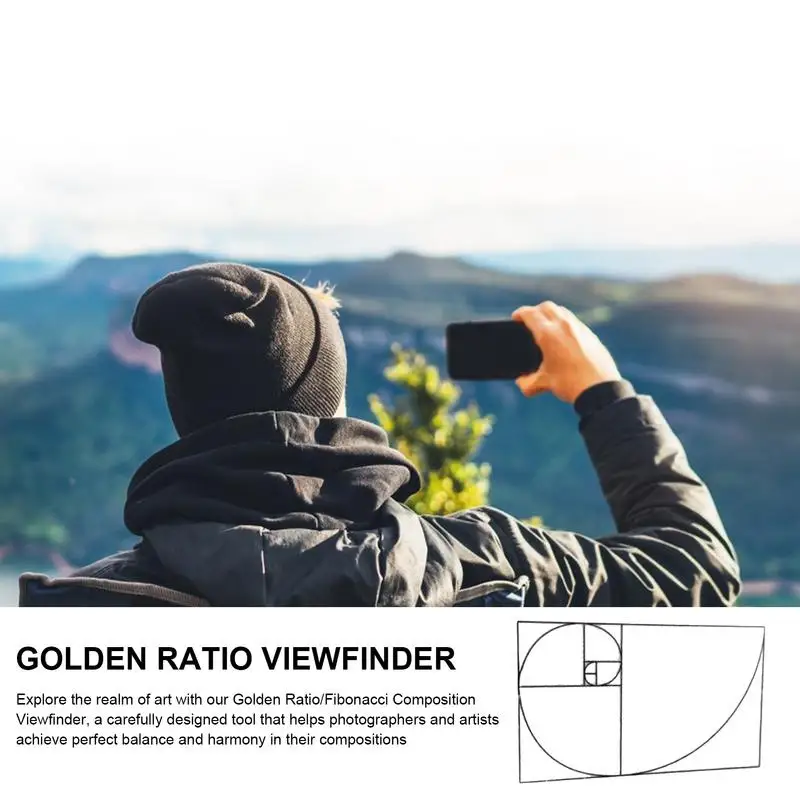 Golden Ratio Viewfinder Golden Section Finder Correction Tool Golden Ratio Viewfinder Clear Golden Section Viewer View Catcher