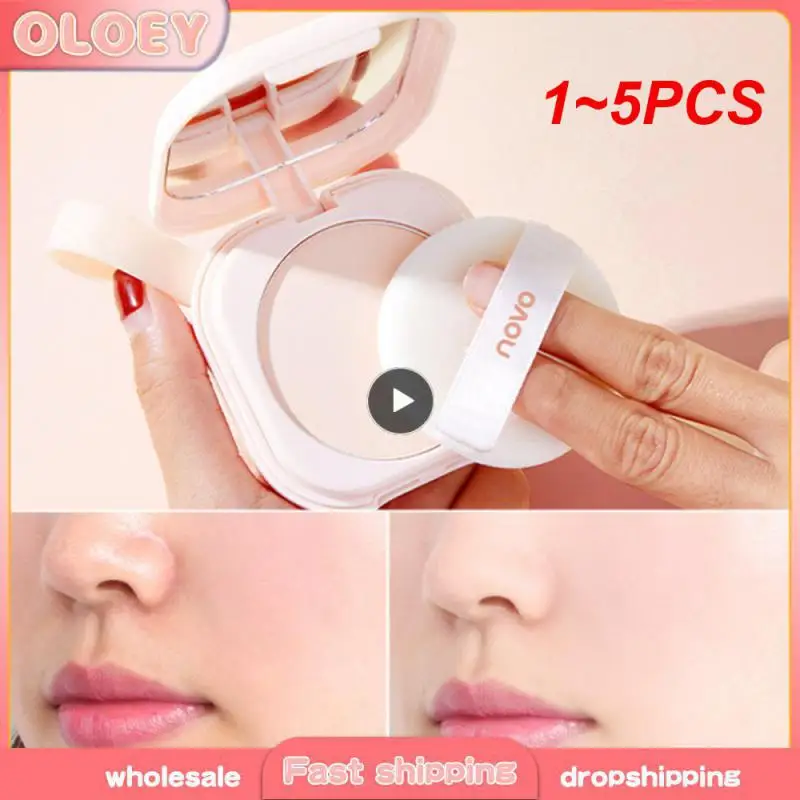 

1~5PCS Loose Powder Moisturizing Oil Control Makeup Contour Powder Brightening Concealer Light Breathable Waterproof Wet and